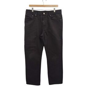 Quince Men Comfort Stretch Traveler 5-Pocket Pants Straight Black 35X30